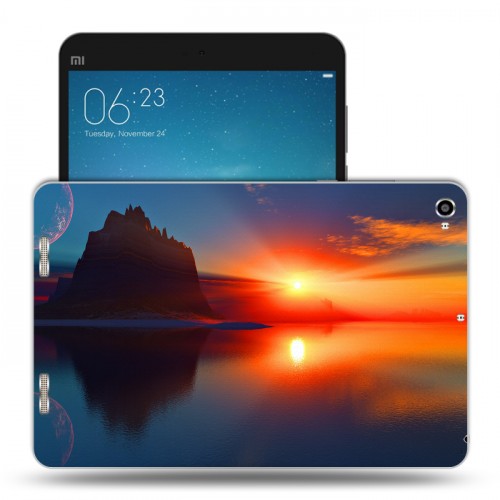 Дизайнерский силиконовый чехол для Xiaomi Mi Pad 2 Солнце