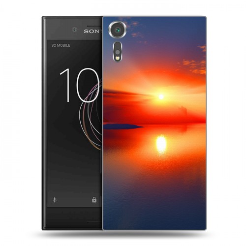 Дизайнерский пластиковый чехол для Sony Xperia XZs Солнце