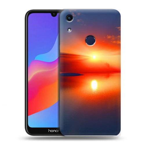 Дизайнерский пластиковый чехол для Huawei Honor 8A Солнце