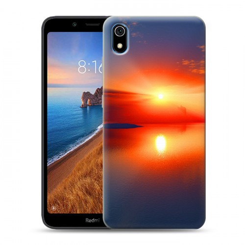 Дизайнерский силиконовый чехол для Xiaomi RedMi 7A Солнце