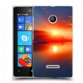 Дизайнерский пластиковый чехол для Microsoft Lumia 435 Солнце