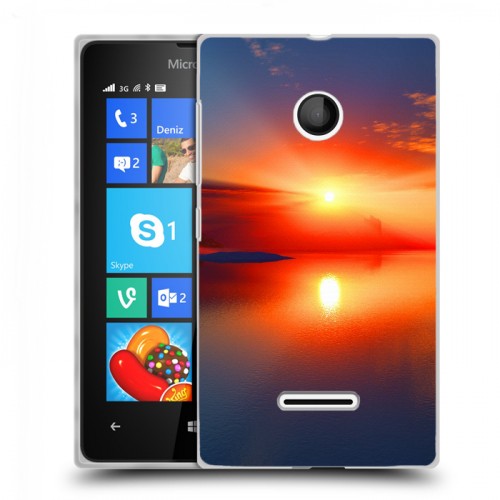 Дизайнерский пластиковый чехол для Microsoft Lumia 435 Солнце