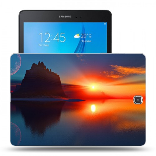 Дизайнерский силиконовый чехол для Samsung Galaxy Tab A 9.7 Солнце
