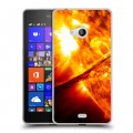 Дизайнерский пластиковый чехол для Microsoft Lumia 540 Солнце