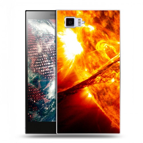 Дизайнерский силиконовый чехол для Lenovo Vibe Z2 Солнце