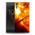 Дизайнерский пластиковый чехол для Sony Xperia XZs Солнце