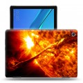 Дизайнерский силиконовый чехол для Huawei MediaPad M5 Lite Солнце