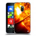 Дизайнерский пластиковый чехол для Nokia Lumia 620 Солнце