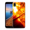 Дизайнерский силиконовый чехол для Xiaomi RedMi 7A Солнце