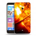 Дизайнерский пластиковый чехол для Nokia Lumia 1320 Солнце