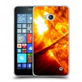 Дизайнерский пластиковый чехол для Microsoft Lumia 640 Солнце