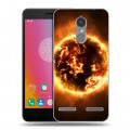 Дизайнерский силиконовый чехол для Lenovo K6 Солнце