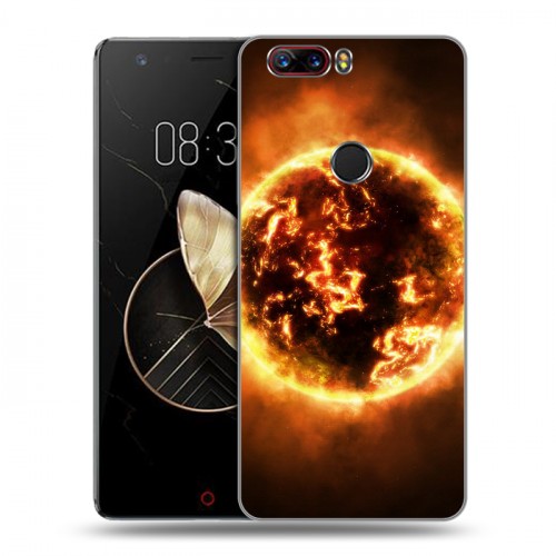 Дизайнерский пластиковый чехол для ZTE Nubia Z17 Солнце