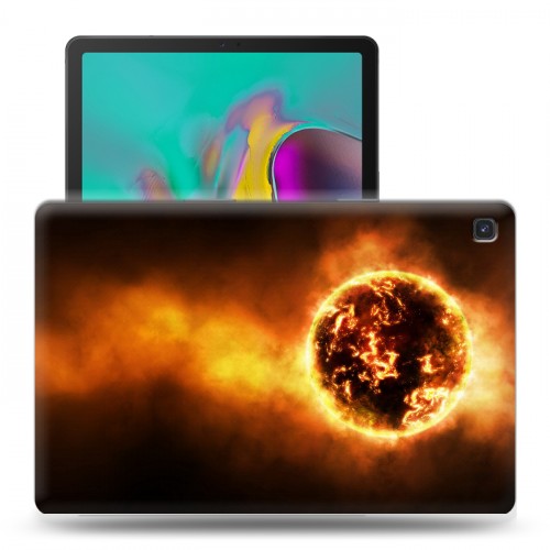 Дизайнерский силиконовый чехол для Samsung Galaxy Tab S5e Солнце