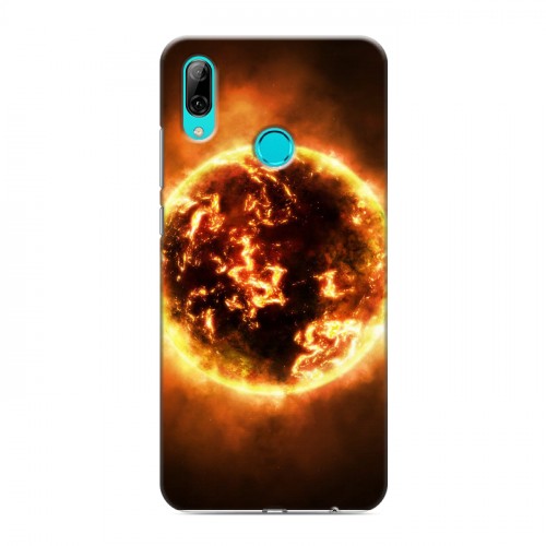 Дизайнерский пластиковый чехол для Huawei Y7 (2019) Солнце