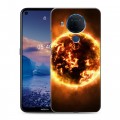 Дизайнерский силиконовый чехол для Nokia 5.4 Солнце