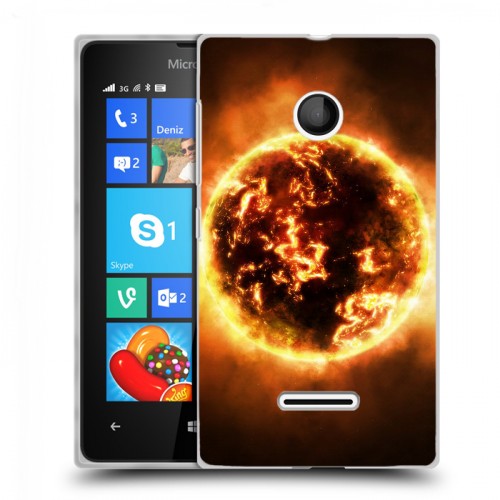 Дизайнерский пластиковый чехол для Microsoft Lumia 435 Солнце