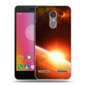 Дизайнерский пластиковый чехол для Lenovo K6 Солнце