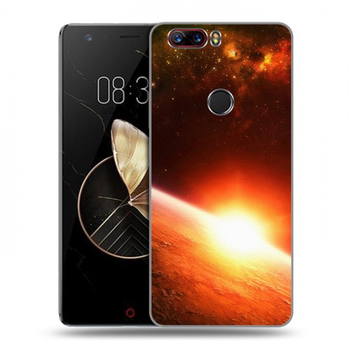 Дизайнерский пластиковый чехол для ZTE Nubia Z17 Солнце