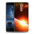 Дизайнерский пластиковый чехол для Nokia 8 Солнце