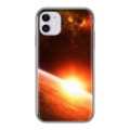 Дизайнерский силиконовый чехол для Iphone 11 Солнце