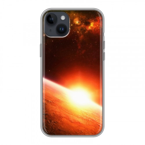 Дизайнерский пластиковый чехол для Iphone 14 Plus Солнце