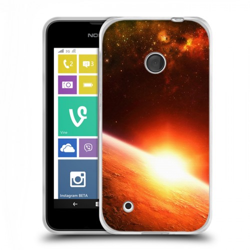 Дизайнерский пластиковый чехол для Nokia Lumia 530 Солнце