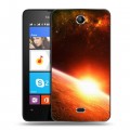 Дизайнерский силиконовый чехол для Microsoft Lumia 430 Dual SIM Солнце