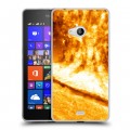 Дизайнерский пластиковый чехол для Microsoft Lumia 540 Солнце