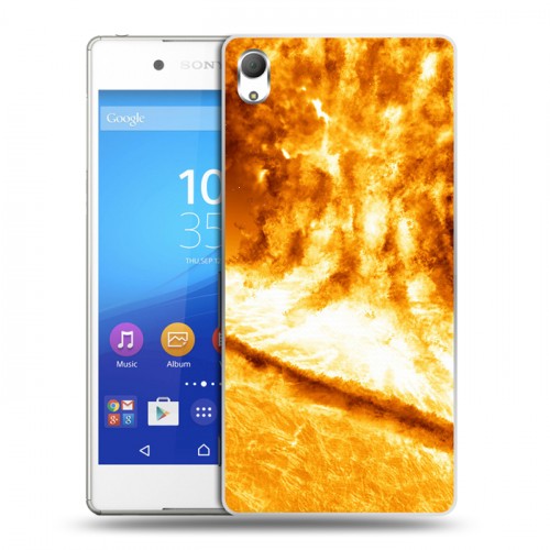 Дизайнерский пластиковый чехол для Sony Xperia Z3+ Солнце