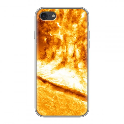 Дизайнерский силиконовый чехол для Iphone 7 Солнце