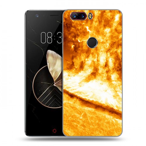 Дизайнерский пластиковый чехол для ZTE Nubia Z17 Солнце