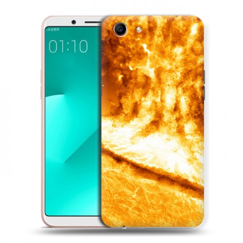 Дизайнерский пластиковый чехол для OPPO A83 Солнце