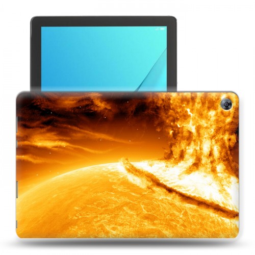 Дизайнерский силиконовый чехол для Huawei MediaPad M5 10.8 Солнце