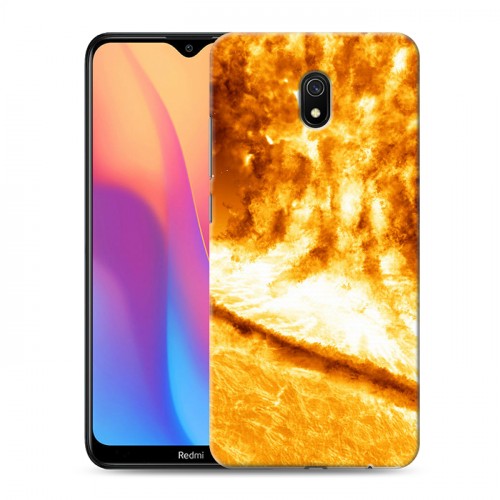 Дизайнерский силиконовый с усиленными углами чехол для Xiaomi RedMi 8A Солнце