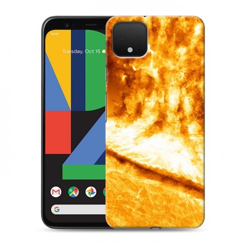Дизайнерский пластиковый чехол для Google Pixel 4 XL Солнце