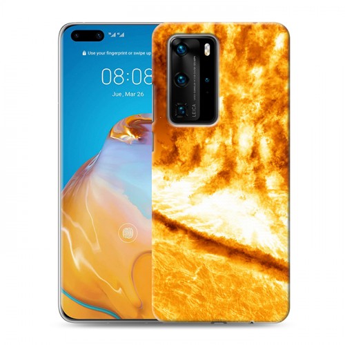 Дизайнерский пластиковый чехол для Huawei P40 Pro Солнце