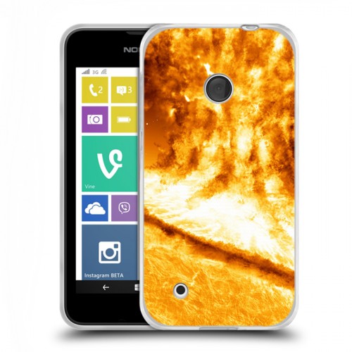 Дизайнерский пластиковый чехол для Nokia Lumia 530 Солнце