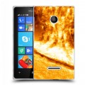 Дизайнерский пластиковый чехол для Microsoft Lumia 435 Солнце