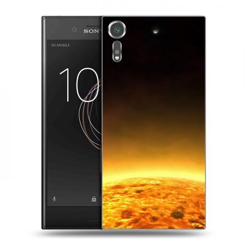 Дизайнерский пластиковый чехол для Sony Xperia XZs Солнце