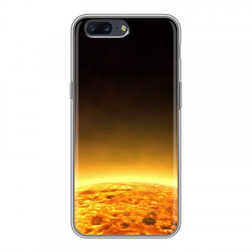 Дизайнерский пластиковый чехол для OnePlus 5 Солнце