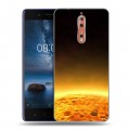 Дизайнерский пластиковый чехол для Nokia 8 Солнце