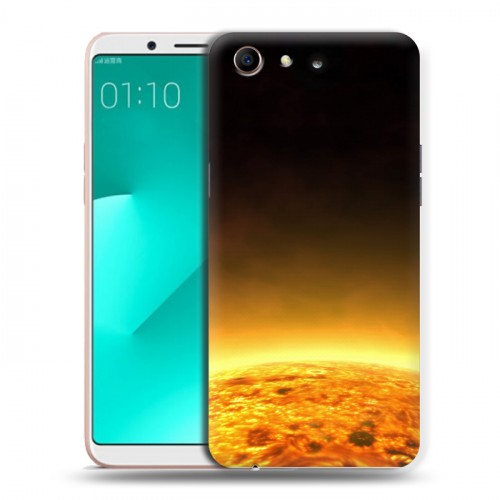 Дизайнерский пластиковый чехол для OPPO A83 Солнце