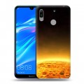 Дизайнерский пластиковый чехол для Huawei Y6 (2019) Солнце