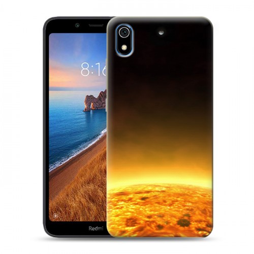 Дизайнерский силиконовый чехол для Xiaomi RedMi 7A Солнце