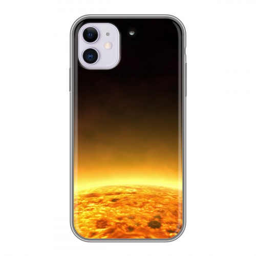 Дизайнерский пластиковый чехол для Iphone 11 Солнце