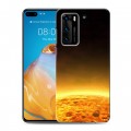 Дизайнерский пластиковый чехол для Huawei P40 Солнце