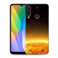 Дизайнерский пластиковый чехол для Huawei Y6p Солнце