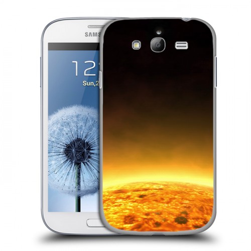Дизайнерский пластиковый чехол для Samsung Galaxy Grand Солнце