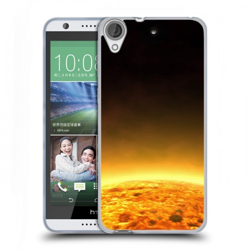 Дизайнерский силиконовый чехол для HTC Desire 820 Солнце